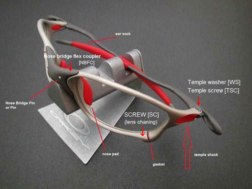 oakley juliet replacement parts