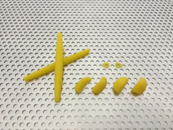 Photo1: Complete rubber set for PENNY Yellow