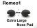 Photo1: Romeo1 Asian fit Extra Large Nose Pads (1)