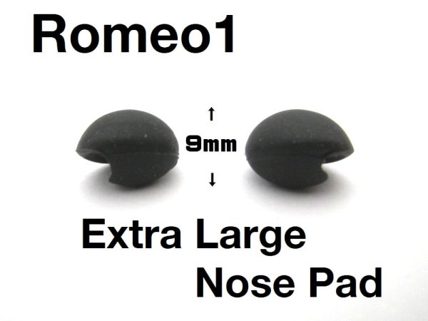 Photo1: Romeo1 Asian fit Extra Large Nose Pads