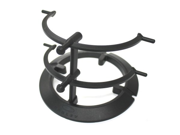 Photo1: Preowned / Oakley Plastic Sunglass Display Stand 2-Tier Black