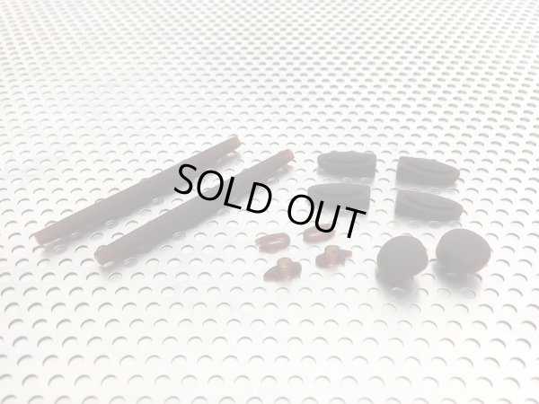 Photo1: Complete rubber set for ROMEO1 Brown