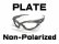 Photo1: PLATE Non-Polarized Lenses (1)