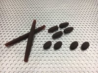 Complete rubber set for MARS Brown