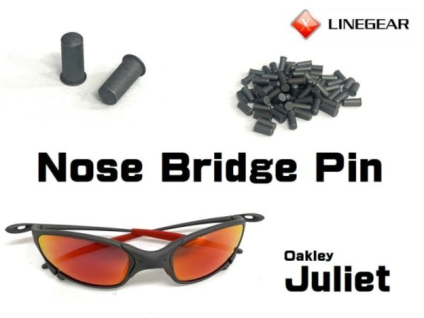 Photo1: Nose Bridge Pin - Dark Gray for Juliet - X-Metal