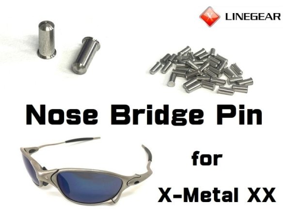 Photo1: Nose Bridge Pin for Plasma finish X-Metal XX