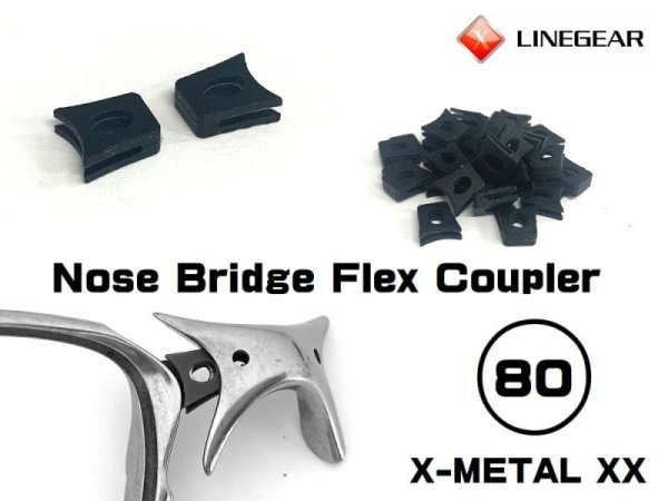 Photo1: Nose Bridge Flex Coupler 80 - Black