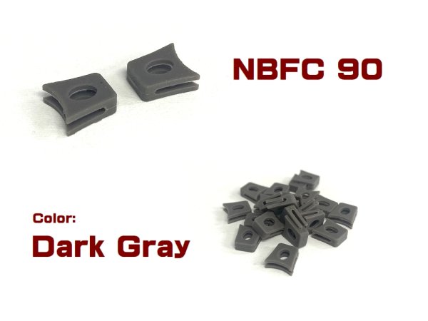 Photo2: Nose Bridge Flex Coupler 90 - Dark Gray