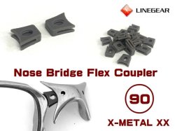 Nose Bridge Flex Coupler 90 - Dark Gray