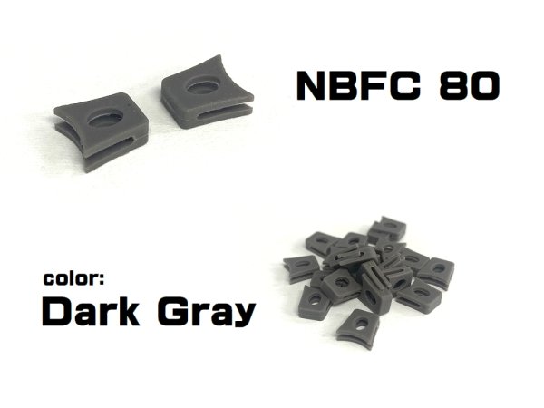 Photo2: Nose Bridge Flex Coupler 80 - Dark Gray