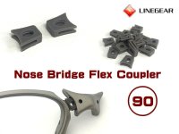 Nose Bridge Flex Coupler 90 - Dark Gray