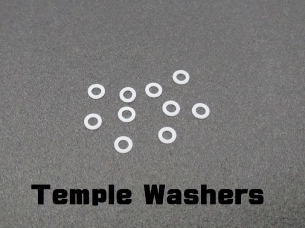 Photo1: Temple washers for ROMEO2 (10 pcs)