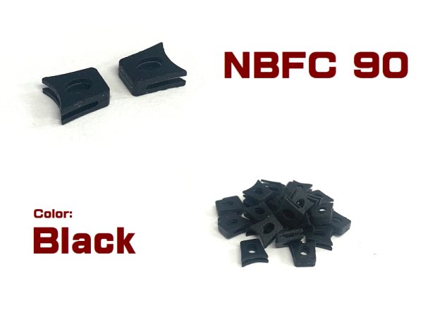 Photo2: Nose Bridge Flex Coupler 90 - Black