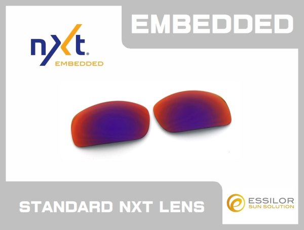 Photo1: X-SQUARED - Premium Red - NXT® EMBEDDED - Non Polarized