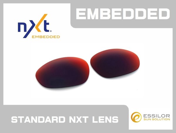Photo1: X-METAL XX - Red Mirror - NXT® EMBEDDED Non-Polarized