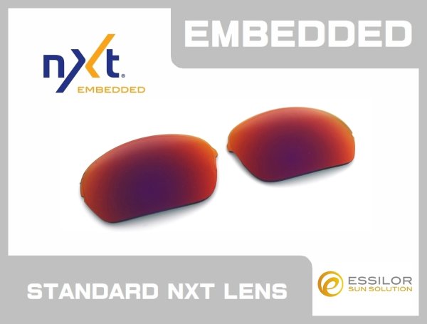 Photo1: HALF-X - Premium Red - NXT® EMBEDDED Non-Polarized 