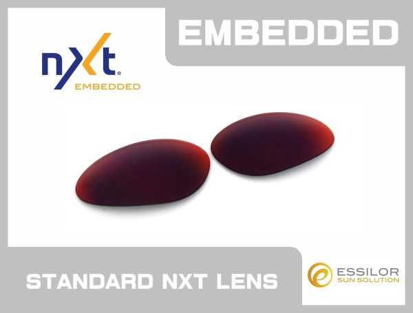 Photo1: PENNY - Red Mirror - NXT® EMBEDDED Non-Polarized