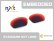 Photo1: HALF-X  - Red Mirror - NXT® EMBEDDED Non-Polarized (1)