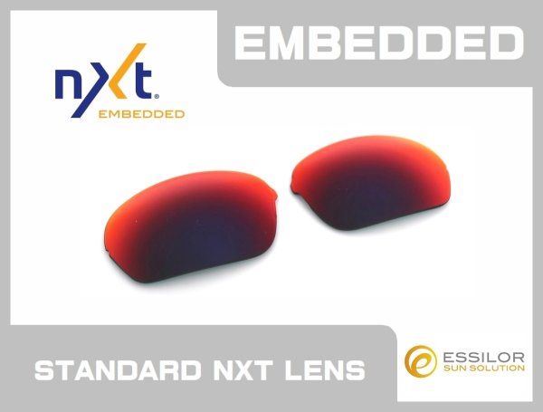 Photo1: HALF-X  - Red Mirror - NXT® EMBEDDED Non-Polarized