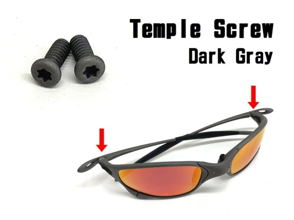 Photo1: JULIET - Temple Screw X-Metal Color / Dark Gray