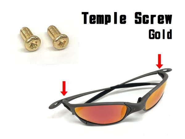 Photo1: JULIET - Temple Screw - Gold