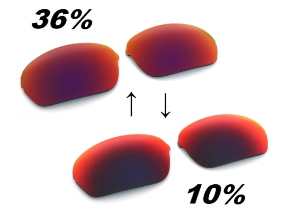 Photo2: HALF-X - Red Mirror - NXT® POLARIZED VARIA™ Photochromic