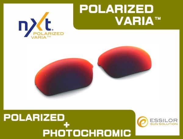 Photo1: HALF-X - Red Mirror - NXT® POLARIZED VARIA™ Photochromic