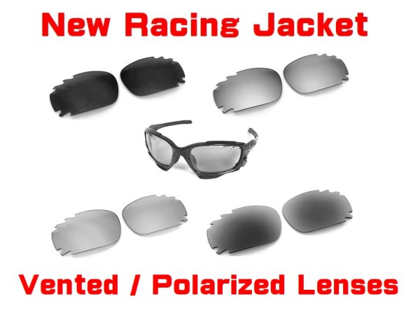 Photo1: New RACING JACKET Polarized Ventend Lenses