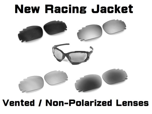Photo1: New RACING JACKET  Non-Polarized Vented Lenses