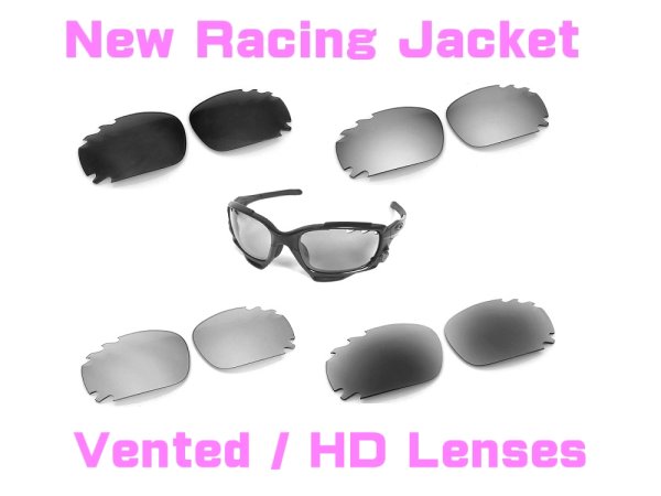 Photo1: New RACING JACKET HD Vented Lenses