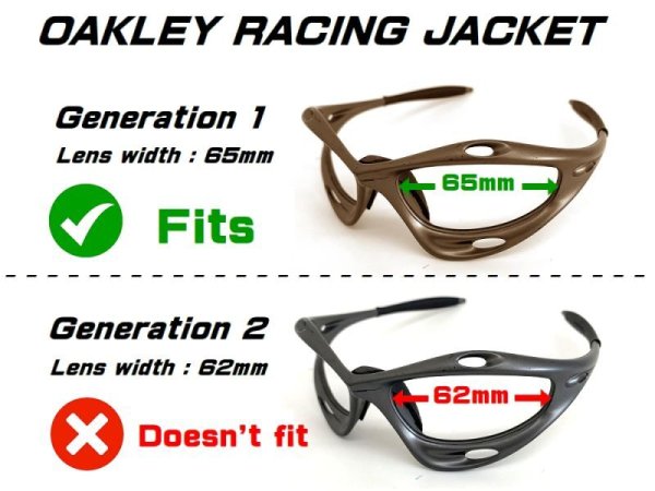 Photo2: RACING JACKET Generation 1 NXT® Polarized Lenses