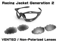 RACING JACKET Generation 2 Non-Polarized  Vented Lenses