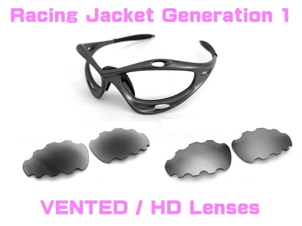 Photo1: RACING JACKET Generation 1 Vented HD Lenses