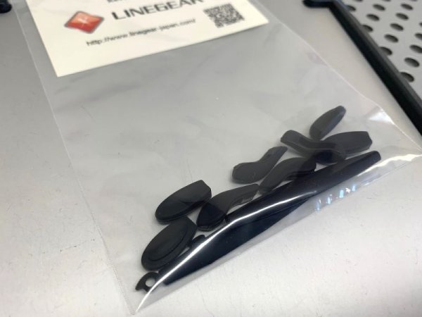 Photo2: Complete rubber set for X-SQUARED Black