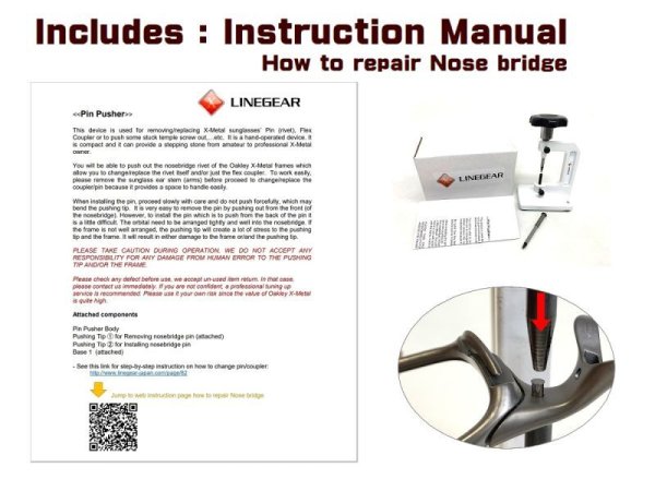 Photo3: Pin Pusher - Nose Bridge Tuning Tool 