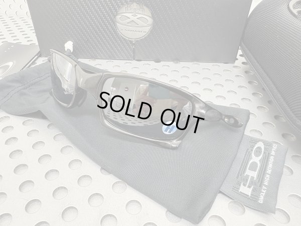 Photo5: Unused: X-Squared Polished Carbon / Black Iridium Polarized Lenses / Complete Set / Free shipping