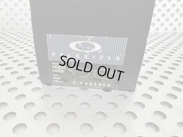 Photo9: Unused: X-Squared Polished Carbon / Black Iridium Polarized Lenses / Complete Set / Free shipping