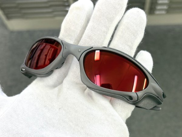 Photo7: Oakley Penny X-Metal – Cyclops Red Lenses | X-MEN Movie Custom Frame / Side-blinders / Free shipping