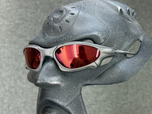 Photo9: Oakley Penny X-Metal – Cyclops Red Lenses | X-MEN Movie Custom Frame / Side-blinders / Free shipping
