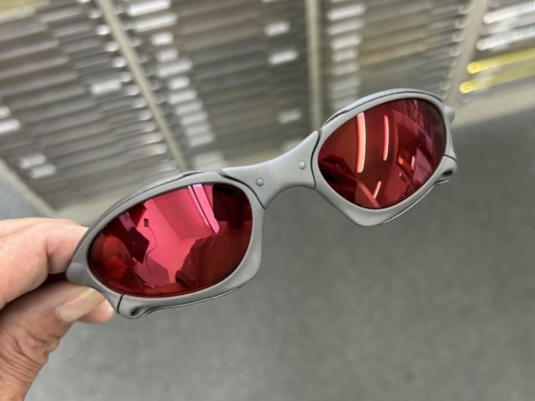 Photo6: Oakley Penny X-Metal – Cyclops Red Lenses | X-MEN Movie Custom Frame / Side-blinders / Free shipping