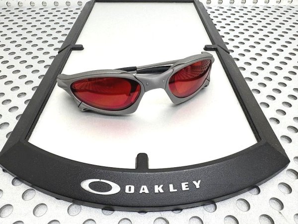 Photo2: Oakley Penny X-Metal – Cyclops Red Lenses | X-MEN Movie Custom Frame / Side-blinders / Free shipping