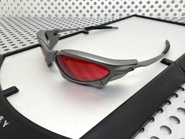 Photo12: Oakley Penny X-Metal – Cyclops Red Lenses | X-MEN Movie Custom Frame / Side-blinders / Free shipping