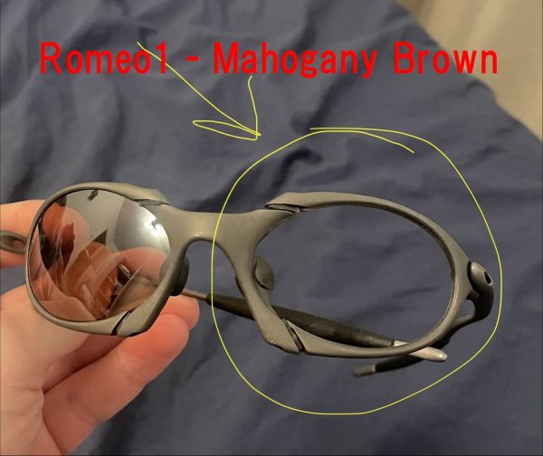 Photo1: ROMEO1 - Mahogany Brown - Left Lens