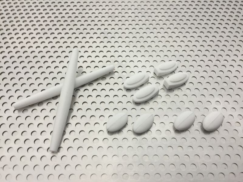 Complete rubber set for MARS White