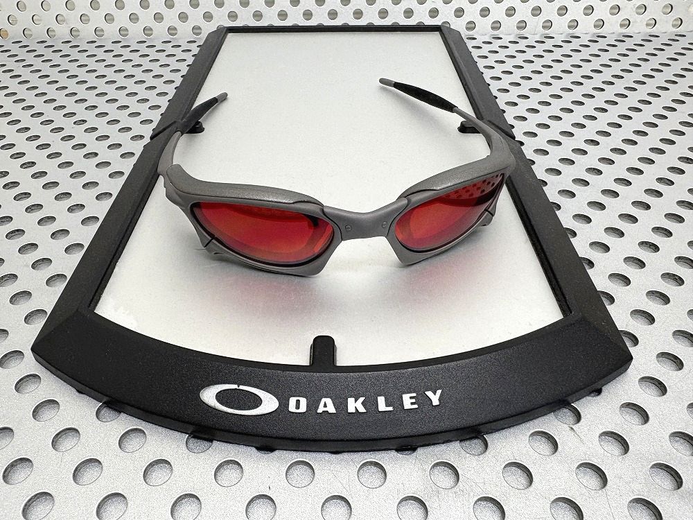 Oakley Penny X-Metal – Cyclops Red Lenses | X-MEN Movie Custom Frame / Side-blinders / Free shipping