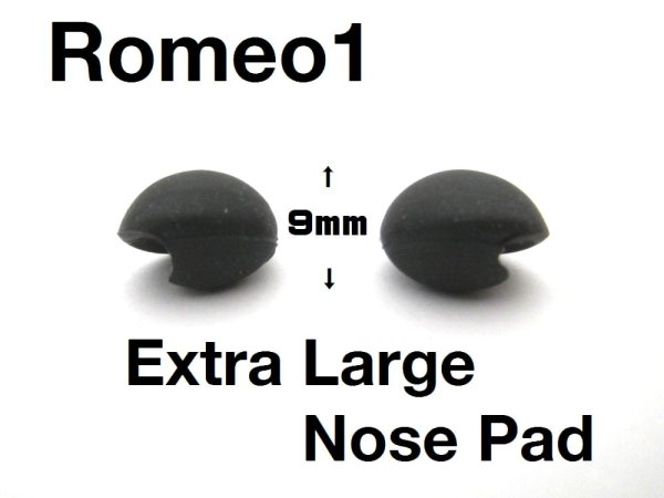 Photo1: Romeo1 Asian fit Extra Large Nose Pads (1)