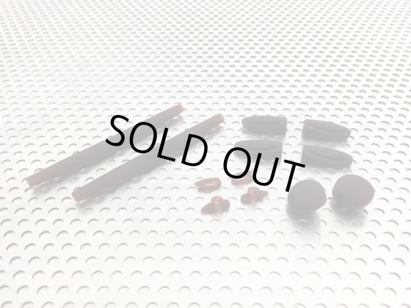 Photo1: Complete rubber set for ROMEO1 Brown (1)