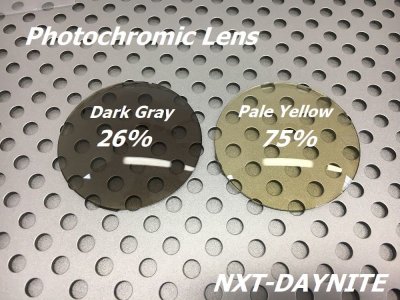 Photo1: NXT Photochromic Lens Yellow / Dark Gray [NXTV - DAYNITE]