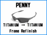 Oakley Penny Nosebridge Tune Up Service and TITANIUM Color Frame Refinish