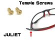 Photo3: JULIET - Temple Screw - Gold (3)